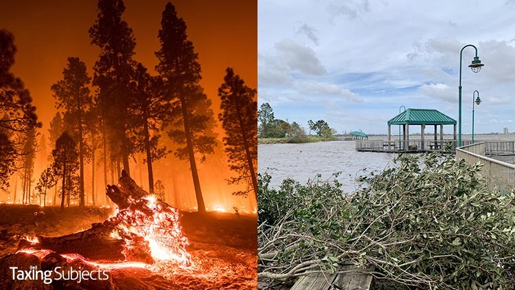 Tax Relief for Wildfire and Hurricane Victims